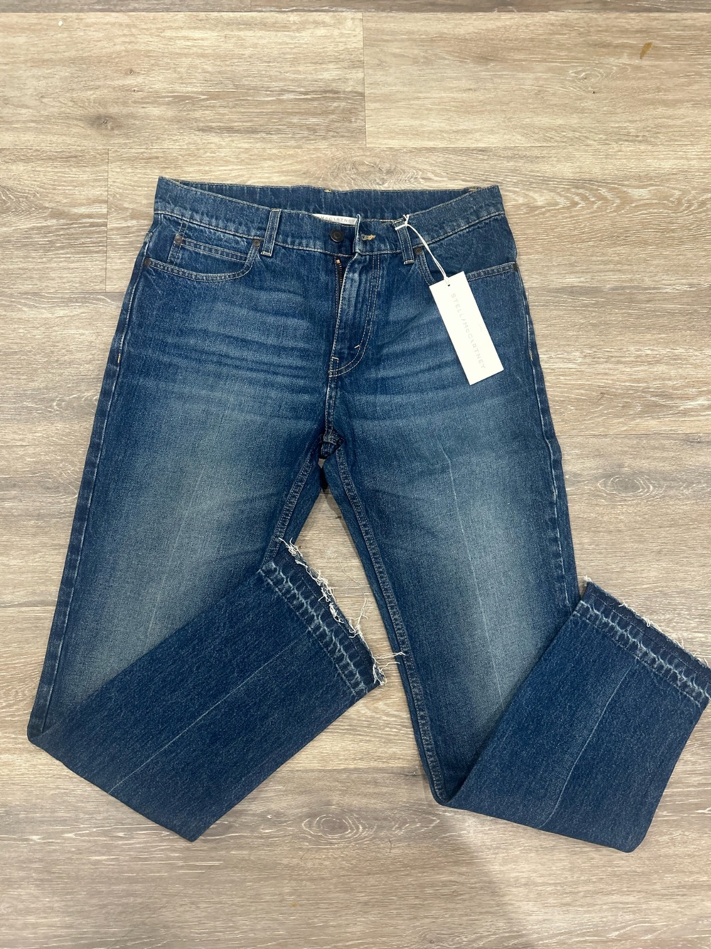 Stella McCartney Dark Blue Straight-Leg Jeans